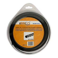 Bobine fio nylon recartilhado 3mm x 168mt bricoferr