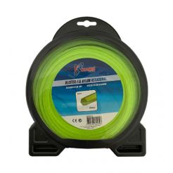 Rodilha fio nylon 4mm 32mt hexagonal kawapower